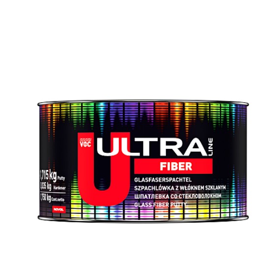 Шпаклівка зі скловолокном NOVOL ULTRA LINE FIBER 0,80 kg